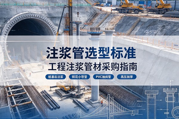 会东注浆管选型标准